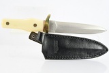 Vintage Khyber Dagger - W/ Leather Belt Sheath