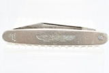 Vintage D-H USA Folding Knife - Pure Nickel - Single Blade