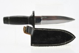 Vintage Dagger - W/ Leather Belt Sheath