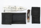 Old Timer Pocket Knife - W/ Nylon Belt Sheath & Multi-Tool W/ Nylon Belt Sheath