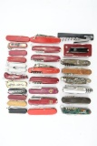 (27) Multi-Tool Pocket Knives