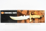 (2) New-In-Box Crocodile Knives - W/  Sheaths