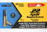 2500 Rounds - Aguila Super Extra 22 LR Rimfire Ammunition - Lead Nose - 40 Grain