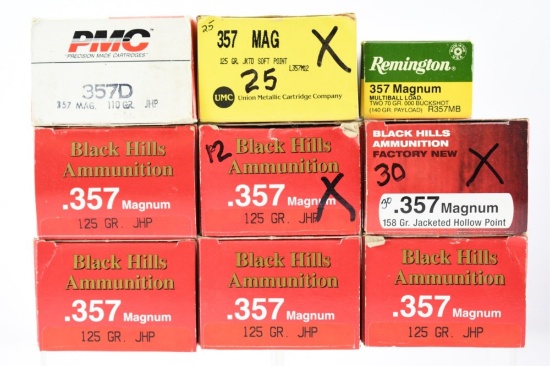 357 Magnum Caliber Ammunition - Various Brands - 319 Rounds