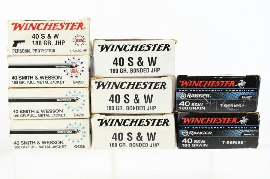 40 S&W Caliber Ammunition - Winchester - 417 Rounds