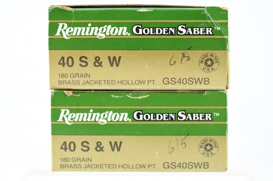 40 S&W Caliber Ammunition - Remington - 50 Rounds