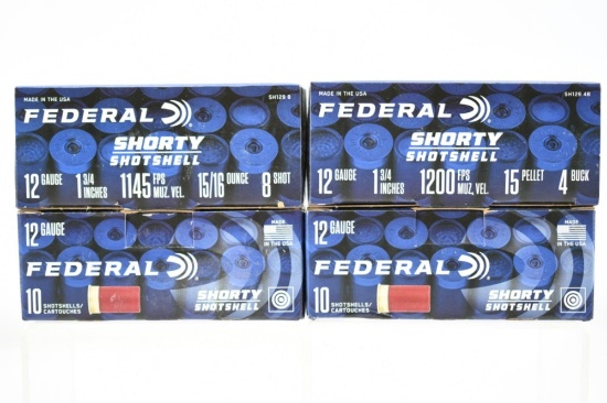 12 Gauge Shorty Ammunition - Federal - 40 Rounds