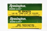 280 Rem. Caliber Ammunition - Remington - 38 Rounds