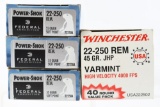 22-250 Rem Caliber Ammunition - Winchester/ Federal - 100 Rounds