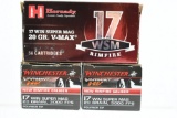 22 Win. Super Magnum Caliber Ammunition - Winchester/ Hornady - 150 Rounds