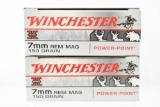 7mm Rem. Magnum Caliber Ammunition - Winchester - 40 Rounds