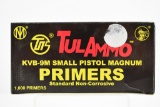 Small Pistol Magnum Primers - TulAmmo - 1,000 Primers