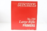 Large Rifle Primers - No. 210 - Federal - 1,000 Primers