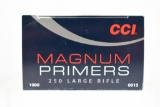 Large Rifle Magnum Primers - No. 250 - CCI - 1,000 Primers