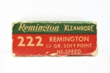 222 Rem. Caliber Cases - Remington - 20 Cases