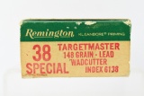 38 Special Caliber Blanks - Reloads - 50 Rounds