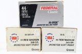44 Rem. Magnum Caliber Ammunition - Winchester/ Federal - 101 Rounds