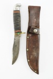 Vintage Hunting Knife W/ Sheath - Western