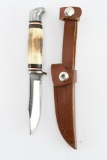Vintage Hunting Knife W/ Sheath - Linder Rangers