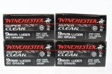 9mm Luger Caliber Ammunition - Winchester - 200 Rounds