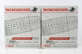 380 Auto Caliber Ammunition - Winchester - 400 Rounds