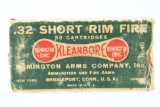 32 Short RF Caliber Vintage Ammunition - Remington - 50 Rounds