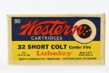 32 Short Colt CF Caliber Vintage Ammunition - Western - 45 Rounds