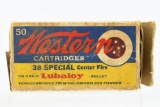 38 Special Caliber Vintage Ammunition - Western - 38 Rounds