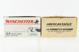 44 Rem. Magnum Caliber Ammunition - Winchester/ American Eagle - 87 Rounds