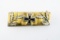 WWI German Iron Cross Pin With Oak Leaves - Trench Art