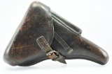 1938 WWII German Luger Hardshell Holster - Marked & Dated