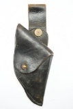 19th Century Black Leather Military Holster