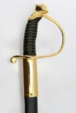 Reproduction Civil War Officers' Sword W. Scabbard