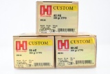 (3 Boxes) Hornady Custom 50 Caliber Action Express Ammunition - (20-Round Boxes)