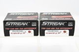 (2 Boxes) Streak Visual .40 S&W Ammunition (20-Round Boxes)