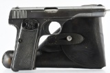 WWII German FN Browning, Model 1922, 32 ACP Cal., Semi-Auto (W/ Holster), SN - 64068A