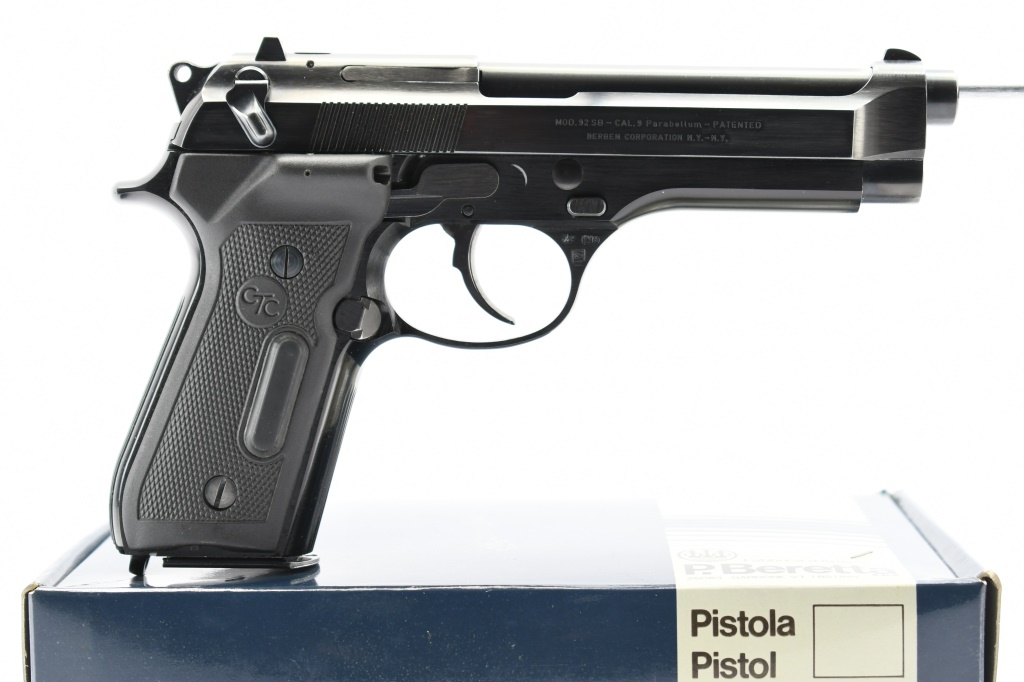 1982 Beretta, Model 92SB, 9mm Luger Cal., | Proxibid