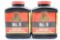 Accurate No. 9 Smokeless Gun Powder - Factory Sealed - (2) 1 lbs. Containers