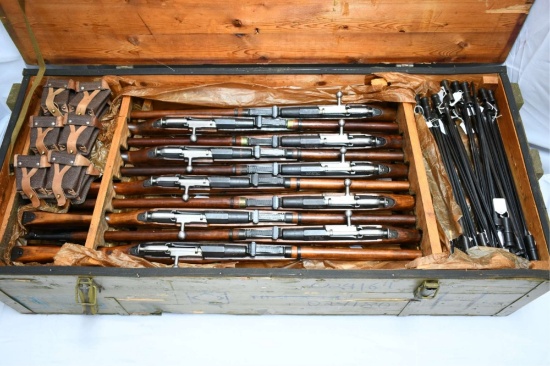 (20) WWII Crated Russian Mosin-Nagant Model 91/30, 7.62x54R, Bolt Action Rifles (W/ Accessories)