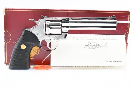 1987 Colt, Python (Bright Stainless), 357 Magnum Cal., Revolver (New In Box), SN - T63431