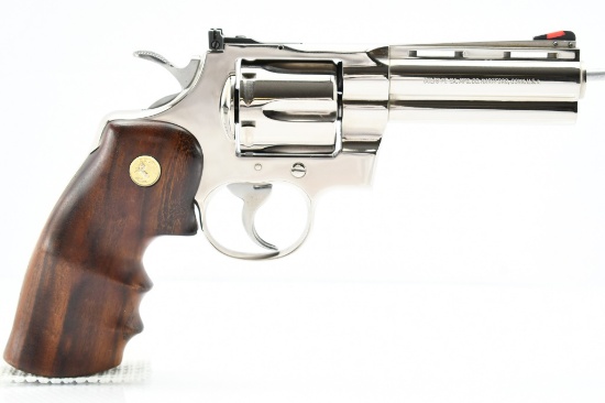 1972 Colt, Python (Nickel), 357 Magnum Cal., Revolver, SN - E39933