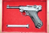 1938 WWII German, Mauser P.08 Luger, 9mm Luger Cal., Semi-Auto (Cased W/ Magazines), SN - 9046
