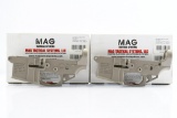 (2) MAG Tactical, MG-G4 AR-15 Lower Receivers, .223 Rem/ 5.56 NATO (New In Box)