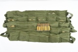 U.S. 1961 Military Surplus, 7.62 NATO Clipped Ammunition W/ Bandoliers - 209 Rounds