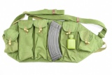 Chinese Military Surplus AK-47 Chest Rig Bandolier With Magazine & 30 Rounds Of 7.62X39 Ammo