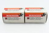 Winchester Super-X 22 Magnum Ammunition - 2 Boxes - 76 Rounds