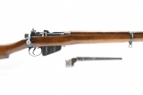 1943 WWII British, Lee–Enfield Mk I Long Branch No.4, 303 Cal., Bolt-Action (Bayonet) SN - 52L7401