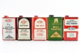 Vintage DuPont/ Hogdon's Powder - (5) 16 oz Tin Containers