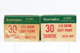 30 Carbine - Reloaded Ammunition - Soft Point - 90 Rounds