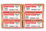 Norma 223 Rem. - Unprimed Cases - 120 ct.